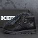 Чоловічі шкіряні зимові черевики Kristan City Traffic Black 703 ч. фото 6