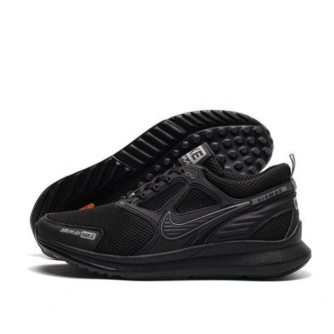 Чоловічі кросівки літні сітка Air Max N.чор/сір сіт фото