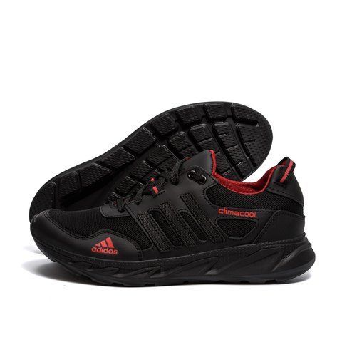 Чоловічі кросівки літні сітка Ads Climacool А30 чорн-кр сіт. фото