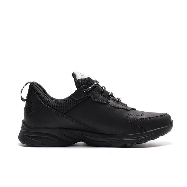 Чоловічі шкіряні кросівки Sport Trail Black 195 чор фото