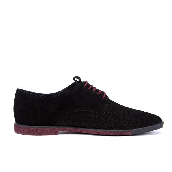 Чоловічі шкіряні літні туфлі VanKristi classic black П 500 чз фото