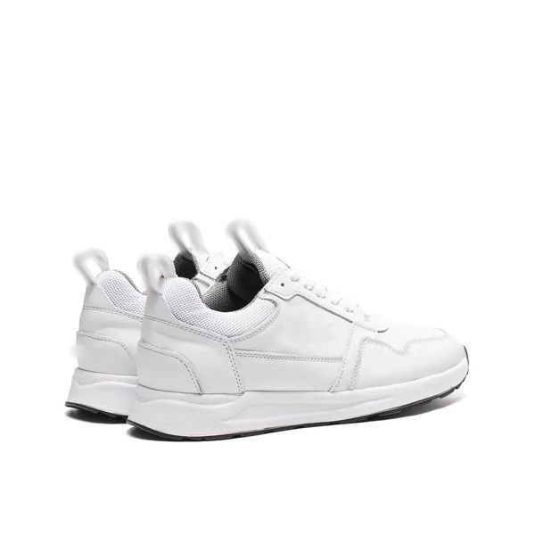 Чоловічі шкіряні кросівки Classic White L35/3 фото